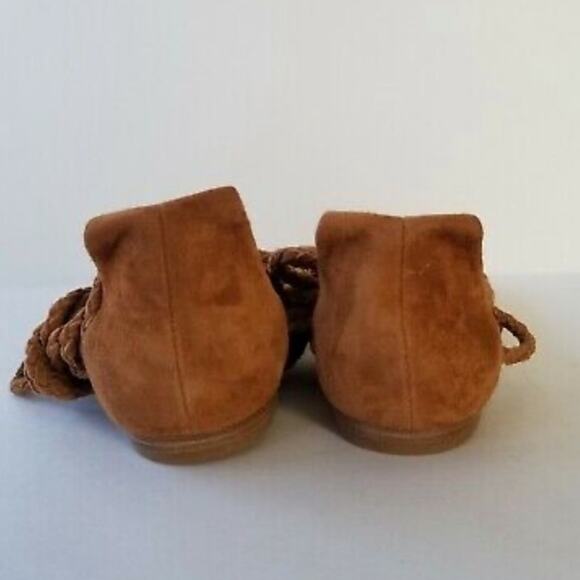 Joie Falk Suede Lace-Up Brown Sandals Size 7 - Picture 6 of 7